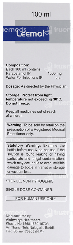 Leemol Infusion 100 ML Leemol Infusion 100 ML
